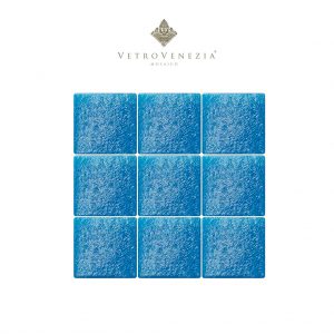Mosaico Color azul Cancún “B011” 2x2 cm - Vetro Venezia