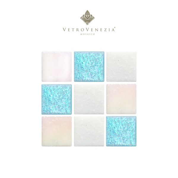 Mosaico Mezcla Nubes Stella 2x2 cm - Vetro Venezia