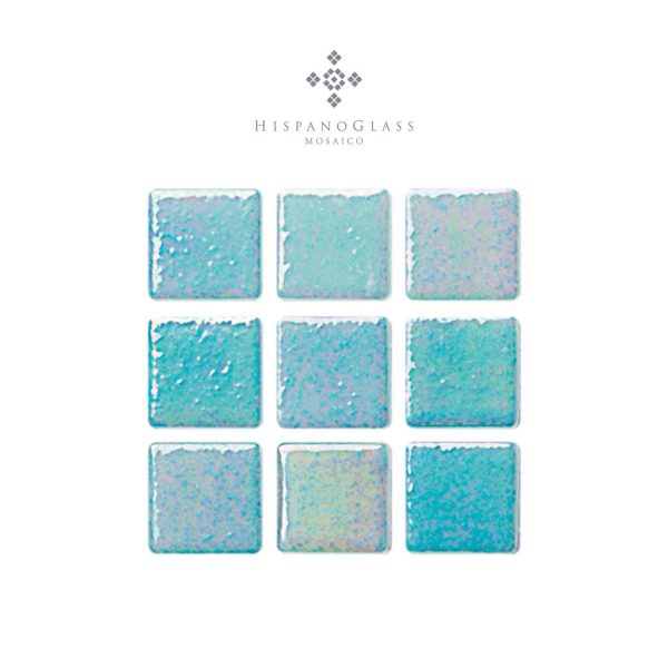 Mosaico Niebla Iris Celeste NI3804 - Hispano Glass