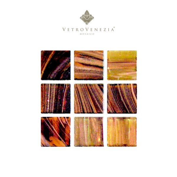 Mosaico Veneta Mezcla de Cafes L20.73+L20.72 - Vetro Venezia