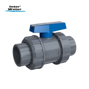 Válvula Bola de PVC Doble Tuerca Unión - Inter Water