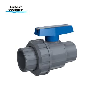 Válvula Bola de PVC con Tuerca de Unión Simple – Inter Water