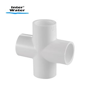 CONEXIÓN EN CRUZ DE PVC (ASTM) - Inter Water