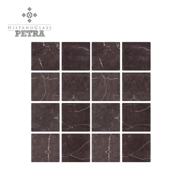 Petra Mármol Nero 5x5 cms, Línea Petra - Italo Vitreo