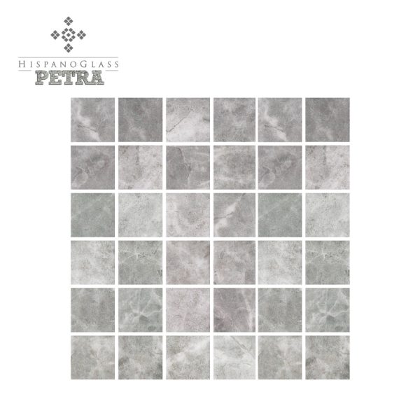 Petra Ónice Silver 2.5×2.5 cms, Línea Petra – Italo Vitreo