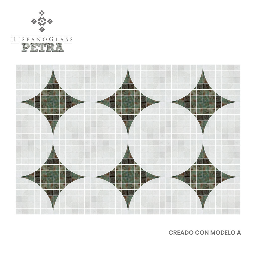 Petra Tessara B, 5×5 cms, Línea Petra – Italo Vitreo - Imagen 9