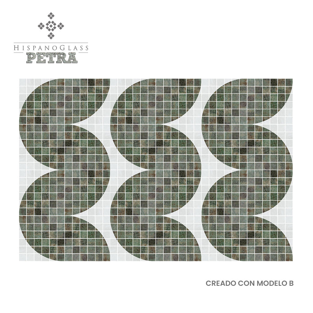 Petra Tessara B, 5×5 cms, Línea Petra – Italo Vitreo - Imagen 5