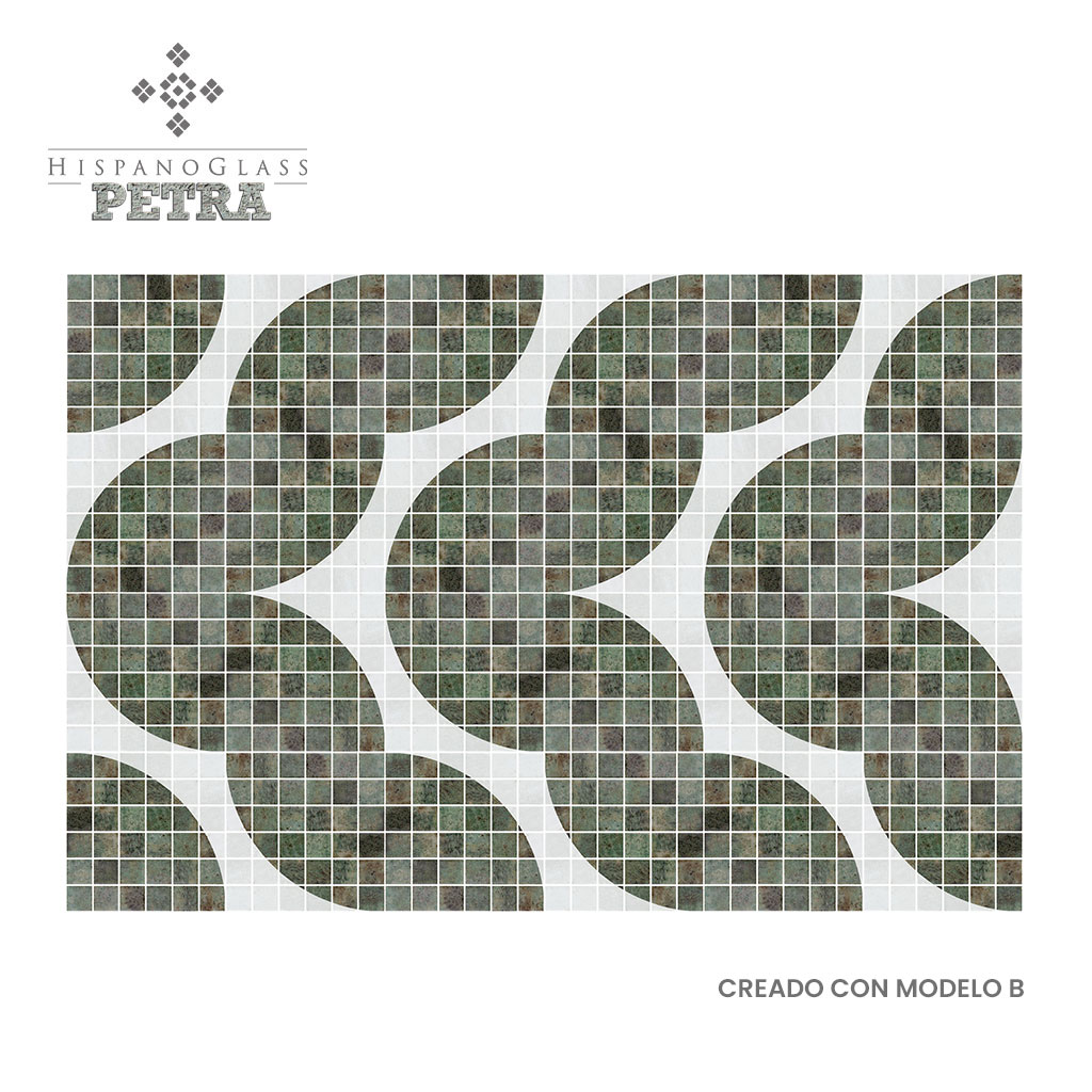 Petra Tessara B, 5×5 cms, Línea Petra – Italo Vitreo - Imagen 2
