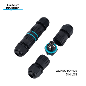 Conector Eléctrico NOVA LED de 3 Hilos - Inter Water