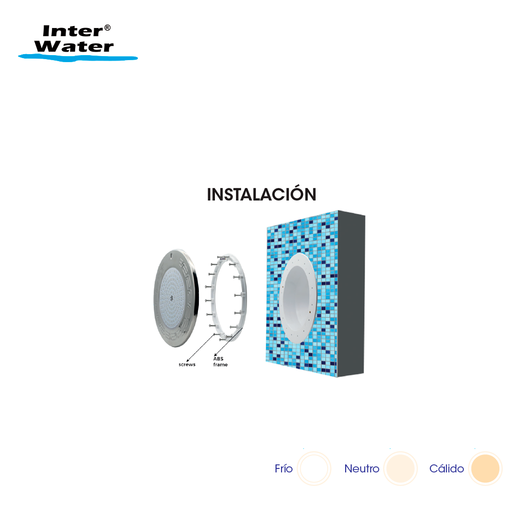 Reflector Inter NOVA LED Acero Inox 15 cms - Inter Water - Imagen 4