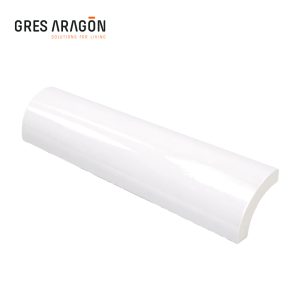 Pieza Redondeada para Borde Blanco- Gres de Aragón