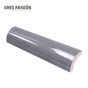 Pieza Redondeada para Borde Gris- Gres de Aragón
