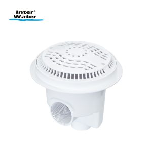 Dren de fondo circular, 8” 2” y 11/2” antivortex, blanco - Inter Water