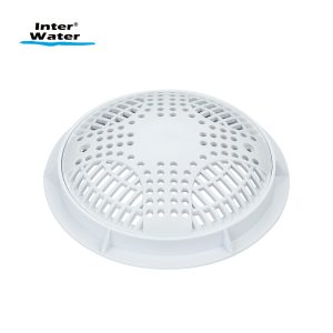 Rejilla y marco circular 8” blanco - Inter Water