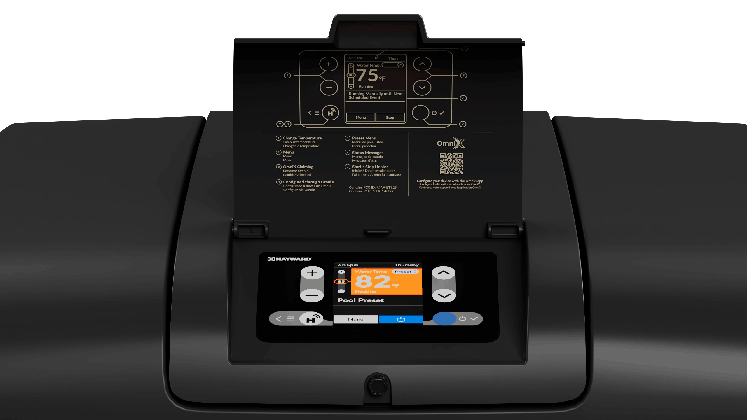 Calentador a gas Universal HC con OmniX – Hayward - Imagen 3