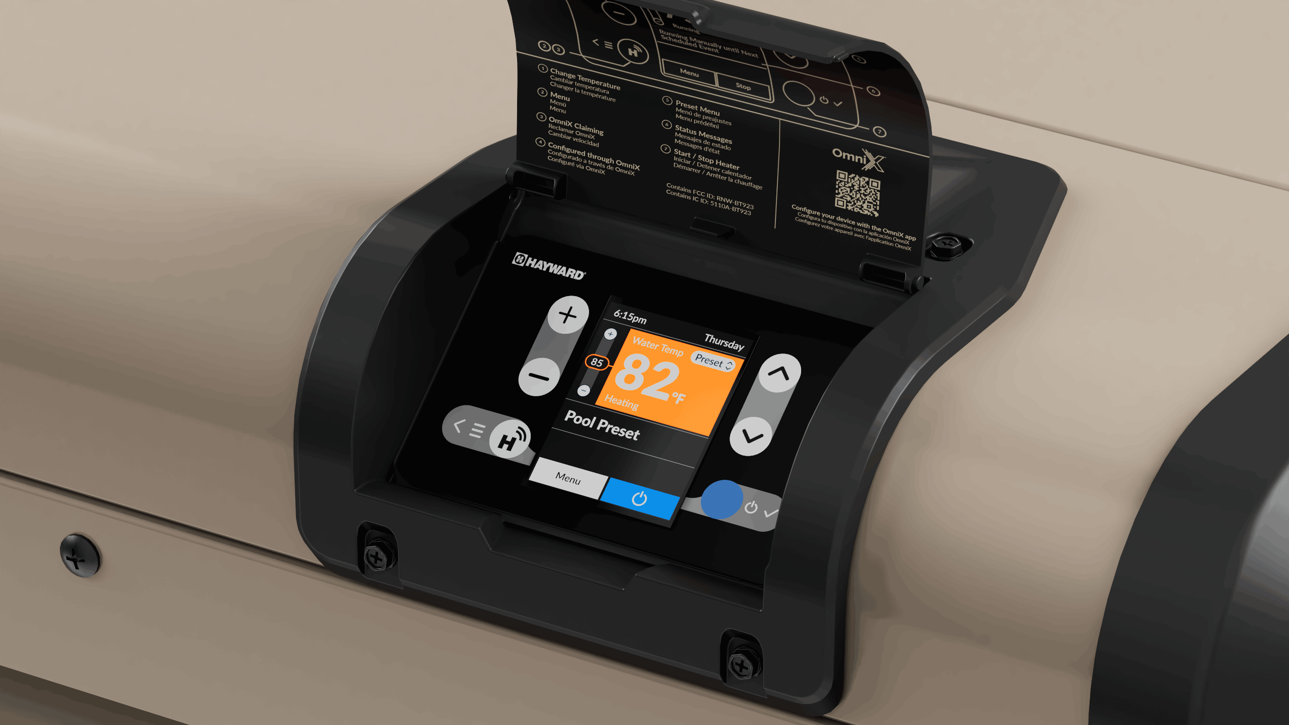 Calentador a gas Universal H con OmniX – Hayward - Imagen 3
